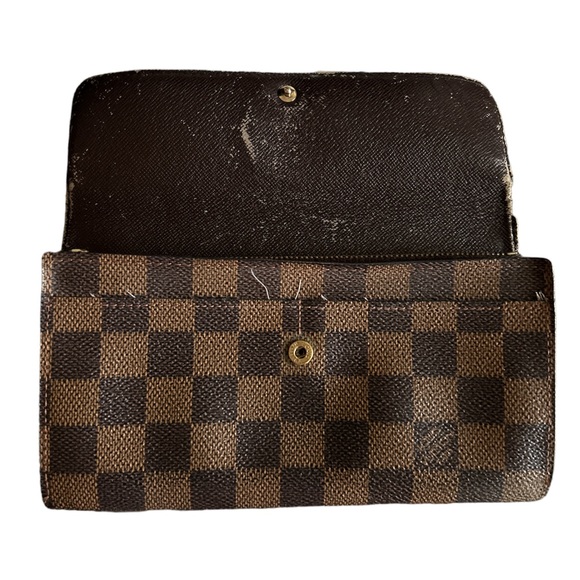 Louis Vuitton Damier Ebene Long snap wallet - Picture 3 of 16